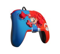 PDP Controller Faceoff Deluxe Audio Mario Switch 500-134-EU-C1MR-1