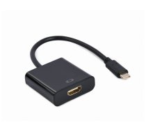 CableXpert USB Typ-C to HDMI Adapter black - A-CM-HDMIF-03