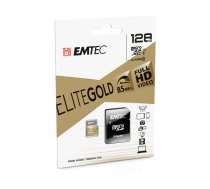 MicroSDXC 256GB EMTEC +Adapter CL10 EliteGold UHS-I 85MB/s Blister