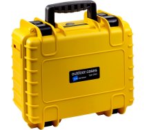 B&W GoPro Case Type 3000 Y yellow with GoPro 9/10 Inlay