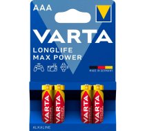 1x4 Varta Longlife Max Power Micro AAA LR03