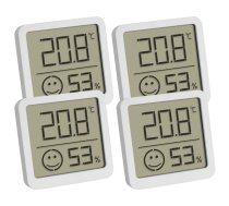 TFA 30.5053.02.04 4-Pack  white Digital Thermo Hygrometer