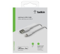 Belkin Lightning Cable 1m, coated, mfi cert, white