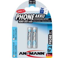 1x2 Ansmann maxE NiMH rech.bat. Micro AAA 800 mAh DECT PHONE