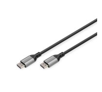 DIGITUS 8K DisplayPort Cable 1.4 Version, 60Hz, DP/DP, black 1m