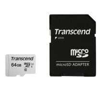 Transcend microSDXC 300S-A 64GB Class 10 UHS-I U1