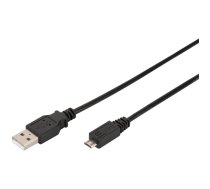 DIGITUS Micro USB connect. cable USB 2.0 compatible 1.8 m