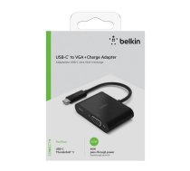 Belkin USB-C to VGA-Adapter 60W PD, black AVC001btBK