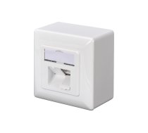 CAT 5e modular wall outl et shielded 2x RJ45 LSA