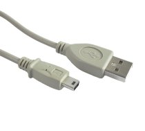 Cable Mini USB 2.0 CANON 5pin 1.8m gray