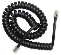 Spiral cable            RJ10/4P4C/2m/black