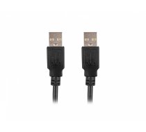 Kabel USB -A M/M 2.0    1.8m czarny