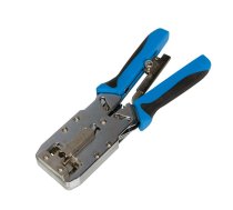 Multi function crimping  tool for modular plugs