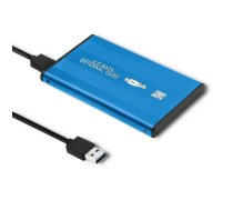External drive case HDD/ SSD 2.5'SATA3 USB3.0blu