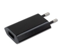 Slim USB charger 5V/1A  black