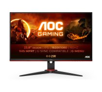AOC 24G2SPU/BK computer monitor 60.5 cm (23.8") 1920 x 1080 pixels Full HD Black, Red