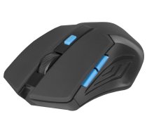 MOUSE DEFENDER ACCURA MM-275 RF BLACK-BLUE OPTICAL 1600DPI 6P