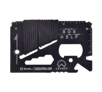 Multitool AZYMUT TOOL CARD multifunctional card - 13 tools + case 85/53 mm (H-O200930TC)