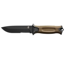 Survival knife GERBER Strongarm Fixed Serrated Coyote