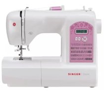 Singer 6699 sewing machine, electronic, white, pink