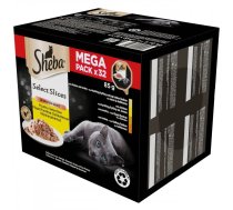 SHEBA tray sauce poultry/chicken/ turkey - wet cat food - 32x85 g