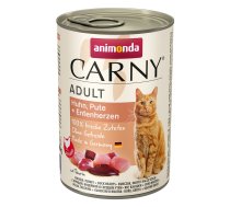 ANIMONDA Carny Adult flavour: chicken. turkey. duck hearts - wet cat food - 400g