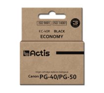 Ink cartridge ACTIS KC-40R (replacement Canon PG-40/PG-50; Standard; 25 ml; black)
