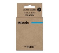 Ink cartridge ACTIS KH-951CR (replacement HP 951XL CN046AE; Standard; 25 ml; blue)