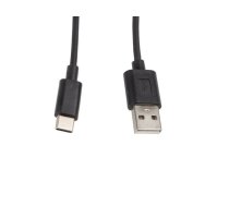 Cable Lanberg CA-USBO-10CC-0010-BK (USB 2.0 type A M - USB type C M; 1m; black color)