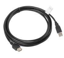 Lanberg CA-USBE-10CC-0030-BK USB cable 3 m USB 2.0 USB A Black