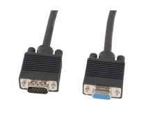 Cable Lanberg CA-VGAC-10CC-0018-B+ (D-Sub (VGA) M - D-Sub (VGA) F; 1,8m; black color)