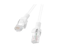 Patchcord U/UTP Lanberg PCU5-10CC-0150-W (RJ45 - RJ45 ; 1,5m; U/UTP; 5e; white color)