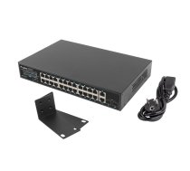 Lanberg RSGE-24P-2GE-2S-250 network switch Unmanaged