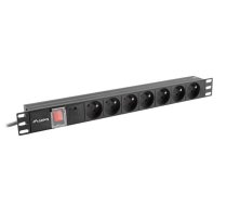 LANBERG PDU RACK POWER STRIP (1U,16A,7X 230V,2M)