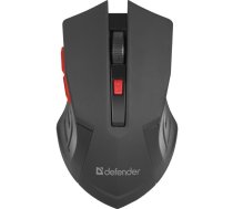 MOUSE DEFENDER ACCURA MM-275 RF BLACK & RED OPTICAL 1600DPI 6P