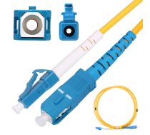 Extralink SC/UPC-LC/UPC | Fiber Optic Patch Cord | Single-mode, Simplex, G657A, 3mm, 1m (EX.1469)