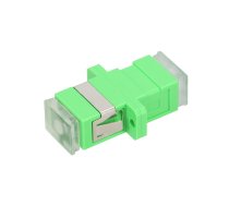 Extralink SC/APC | Adapter | Single mode, Simplex, transparent dust caps  (EX.13520)