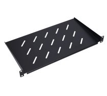 Extralink 1U 350mm Black | Shelf | 19", for wall cabinets  (EX.14480)