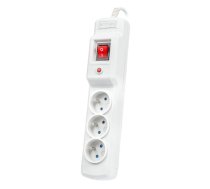 ARMAC Multi M3 | Power strip | anti-surge system, 3 sockets, 3m cable, gray  (MULTI M3 3M GRAY)