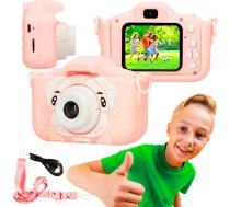 Extralink Kids Camera H28 Dual Pink | Camera | 1080P 30fps, 2.0" screen  (EXTRALINK H28 DUAL PINK)