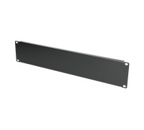 Extralink 2U 19" | Front Blank Panel | Black  (EX.19041)