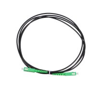 Extralink SC/APC-SC/APC Black | Patchcord | Single mode, Simplex, 3mm, 3m  (EX.19263)