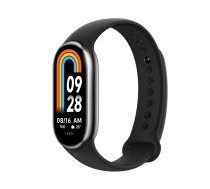 Xiaomi Smart Band 8 Graphite Black | Smartband | Bluetooth 5.1, 190mAh, 1.62", 5 ATM, accelerometer, gyroscope, PPG sensor  (SMART MI BAND 8 GRAPHITE BLACK)