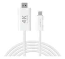 4smarts USB-C to HDMI cable, 2m, white (540955)