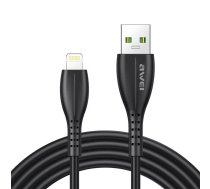 AWEI Cable CL-115L USB to Lightning black/black  (CL-115L)