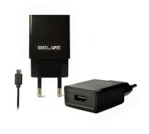 Beline Network charge. 1xUSB + microUSB 1A black/black  (U03 microUSB)