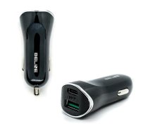 Beline Charg. sam. 1xUSB and 1xUSB-C 5A 30W black/black (only head)  (CC18 without cable)