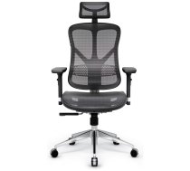 Diablo Chairs Ergonomic V-Basic chair, black and gray (952)