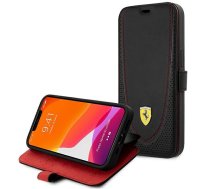 FERRARI FEFLBKP13LRGOK iPhone 13 Pro 6.1" czarny/black book Leather Curved Line  (FEFLBKP13LRGOK)