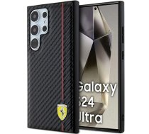 FERRARI FEHCS24LN3DUR S24 Ultra S928 czarny/black hardcase Carbon Printed Line  (FEHCS24LN3DUR)